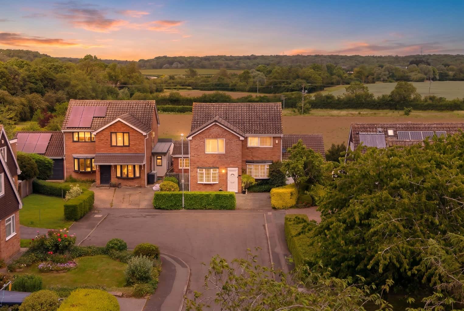Four Bedroom Detached Family Home With Ensuite Office Utility Conservatory Garage And Field Views Property image 20