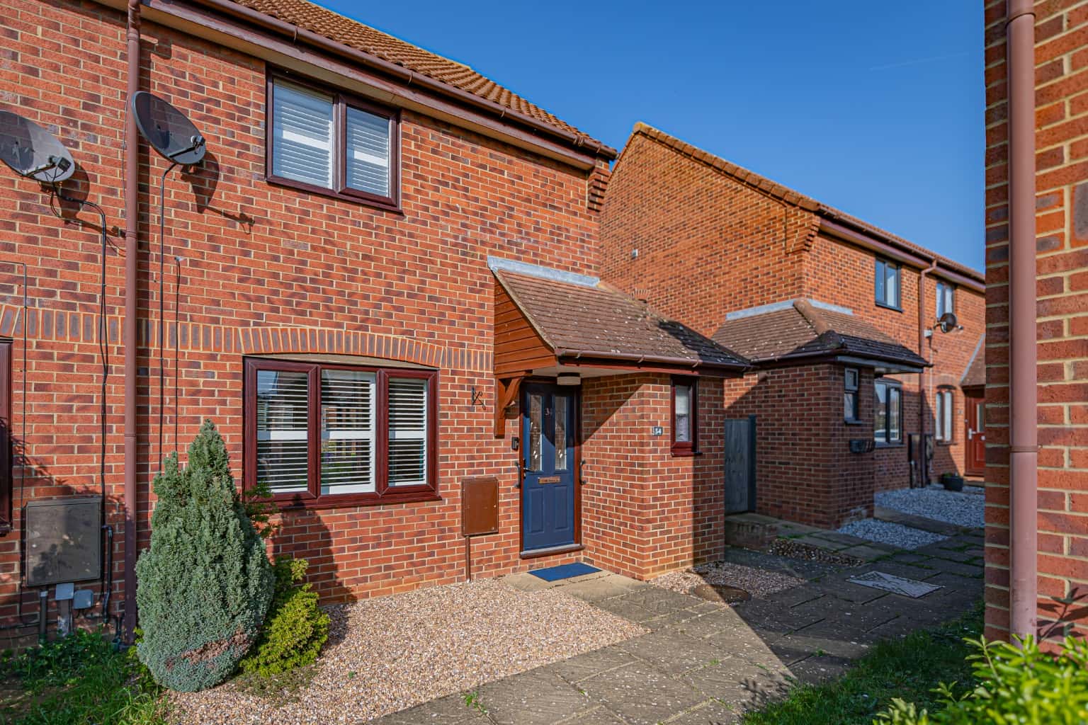 Two bedroom semi detached home located in Cornwallis Drive Eaton Socon. Property image 1