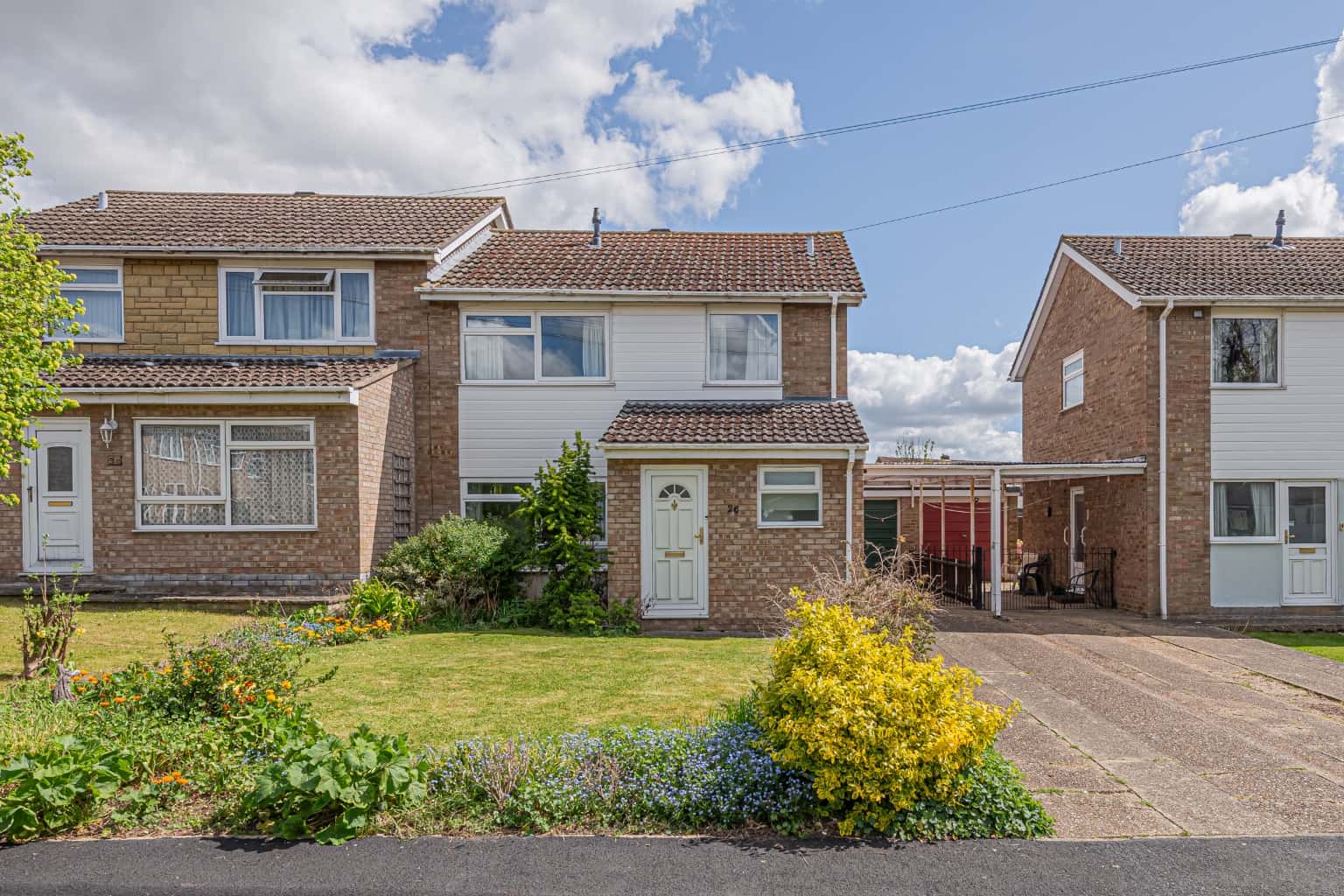 Three bedroom semi detached home located in Humberley Close Eynesbury. Property image 1