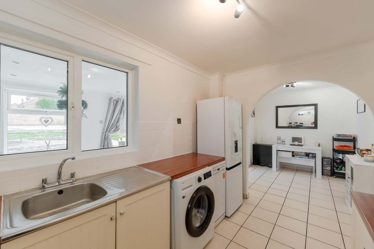 Beautifully extended four bedroom end of terrace property overlooking open green space to front Property image 7