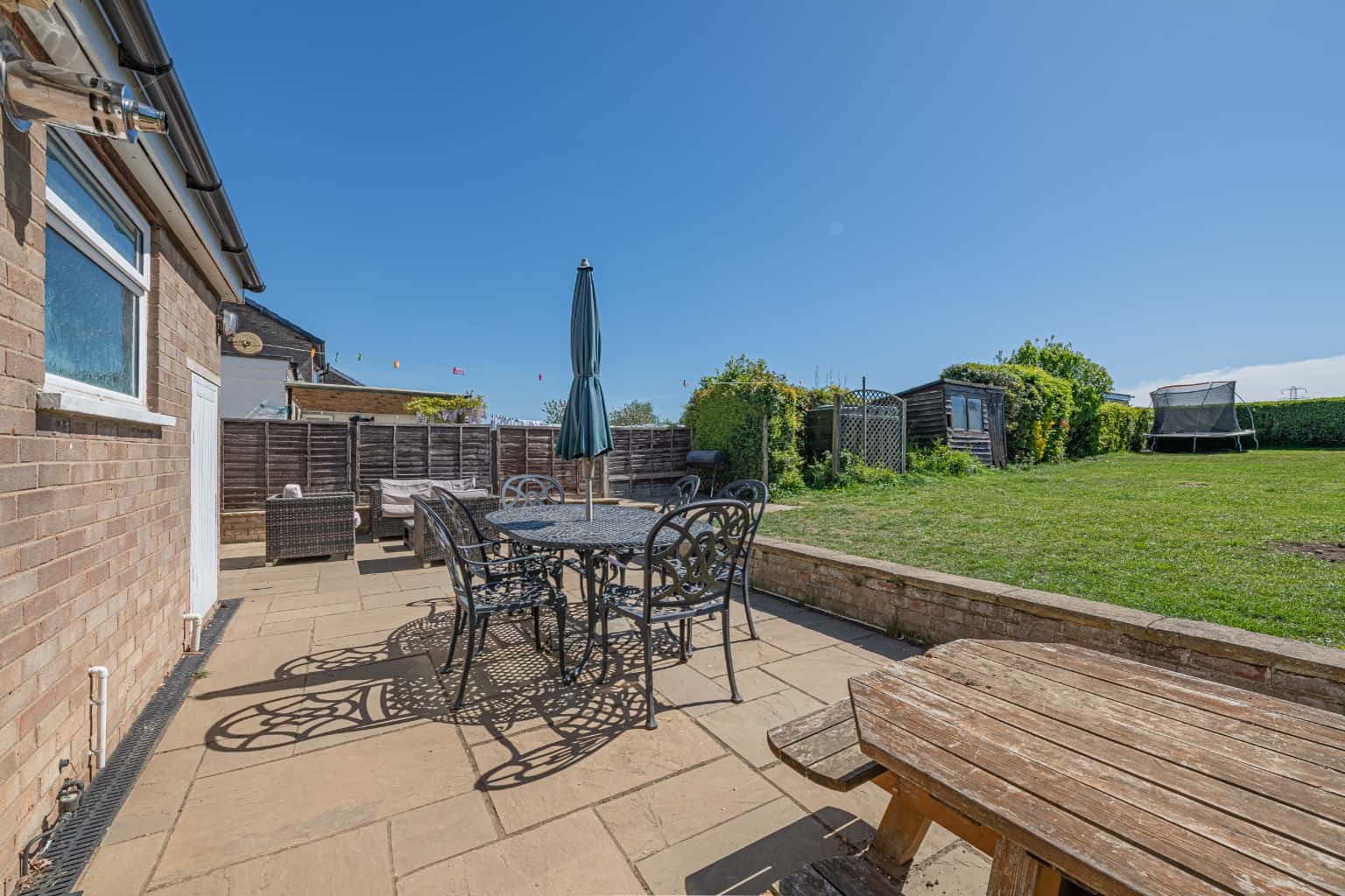 Three bedroom semi-detached home occupying a large plot with double garage. Property image 11