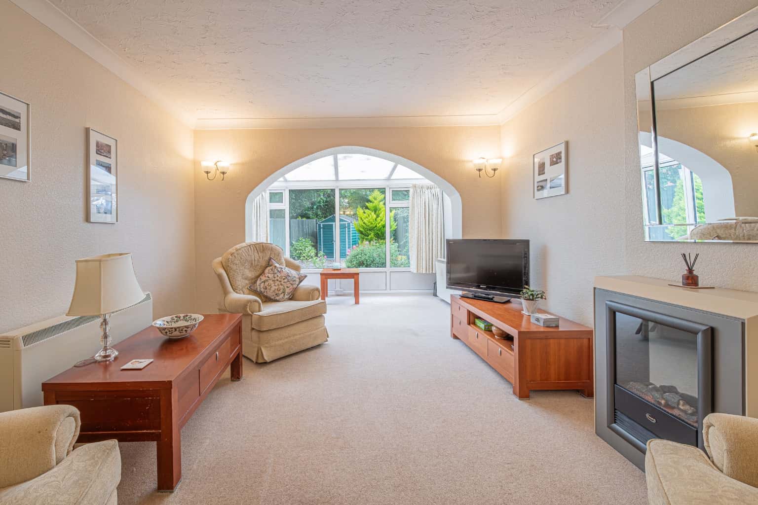 EXTENDED THREE BEDROOM SEMI-DETACHED BUNGALOW IN A QUIET LITTLE PAXTON CUL-DE-SAC SUMMARY Property image 2