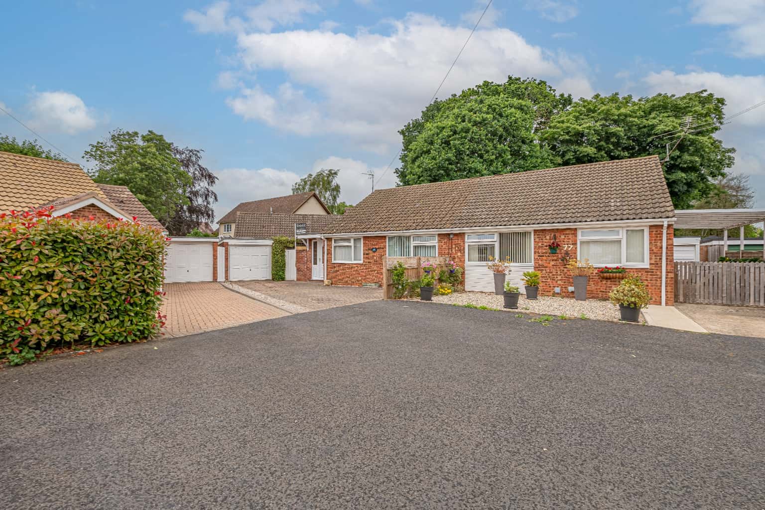 EXTENDED THREE BEDROOM SEMI-DETACHED BUNGALOW IN A QUIET LITTLE PAXTON CUL-DE-SAC SUMMARY Property image 1